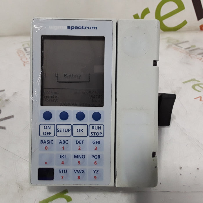 Baxter Sigma Spectrum 6.05.13 without Battery Infusion Pump