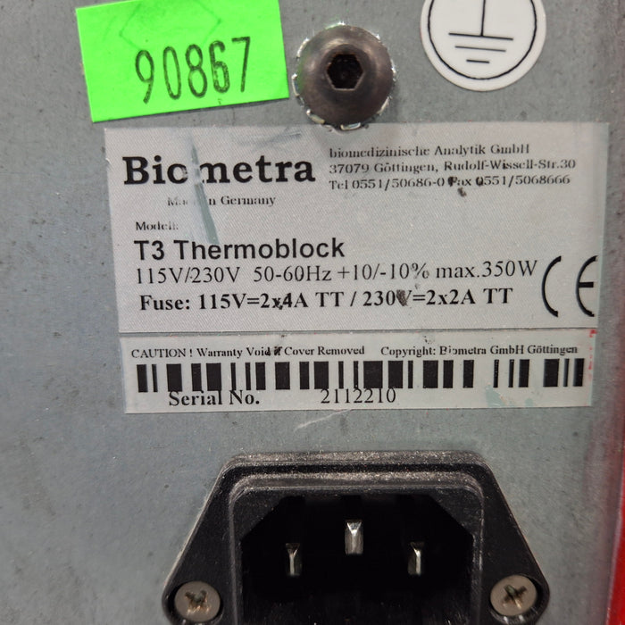 Biometra T3 Thermocycler