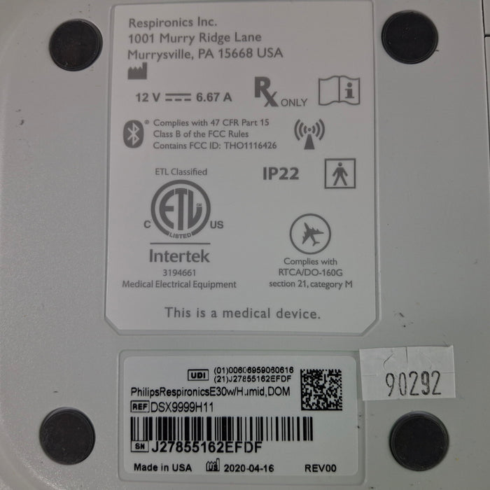 Philips Respironics E30 Ventilator