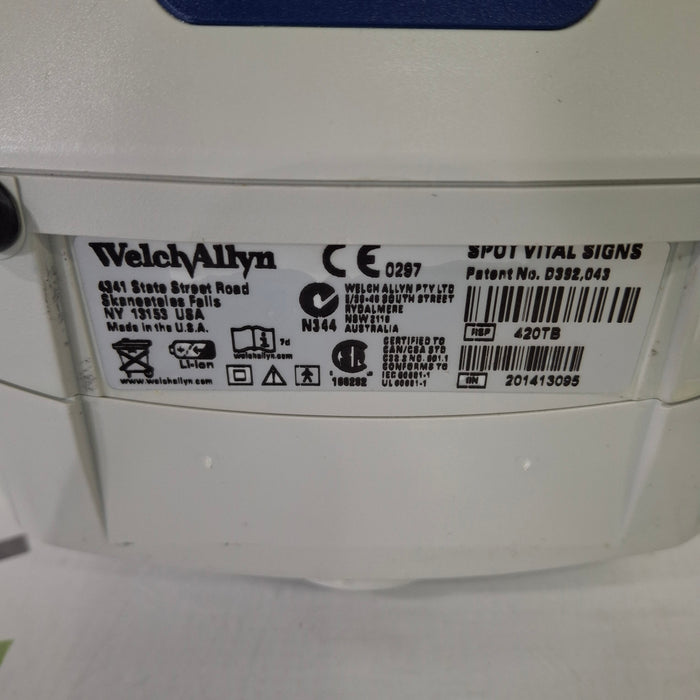 Welch Allyn Spot 420 - NIBP, Temp Vital Signs Monitor