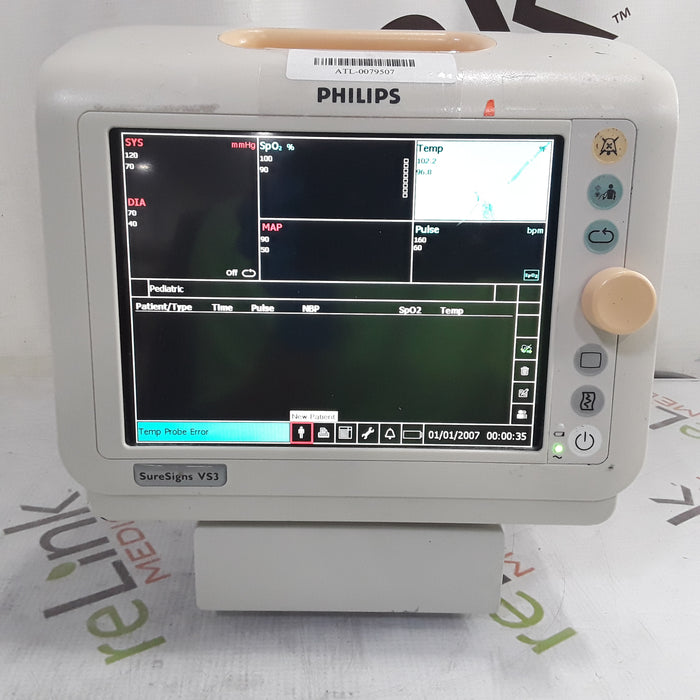 Philips Suresigns VS3 Vital Signs Monitor