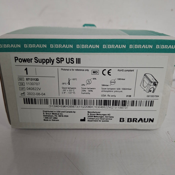 B. Braun 8713112D Power Supply SP US III