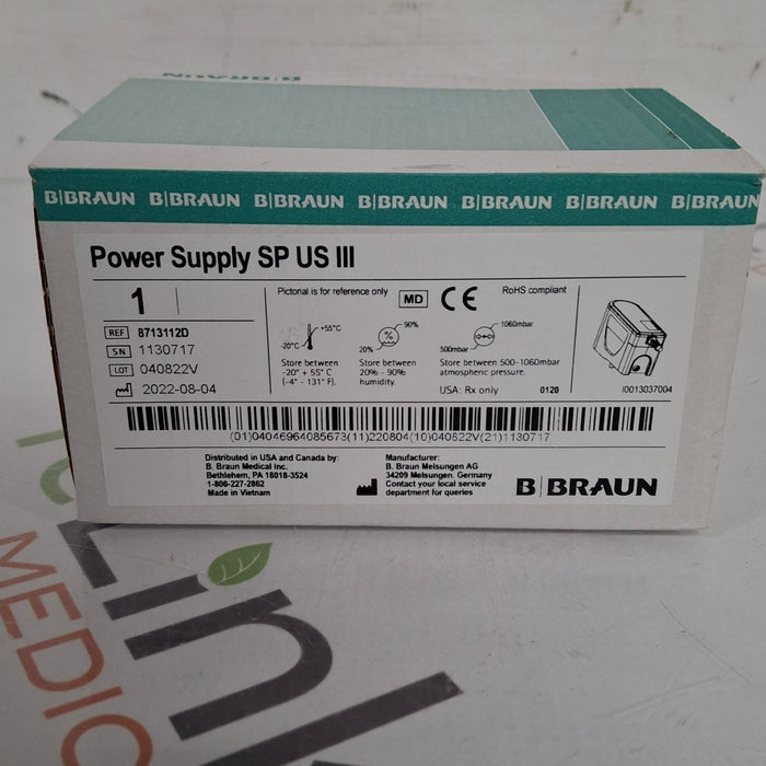 B. Braun 8713112D Power Supply SP US III