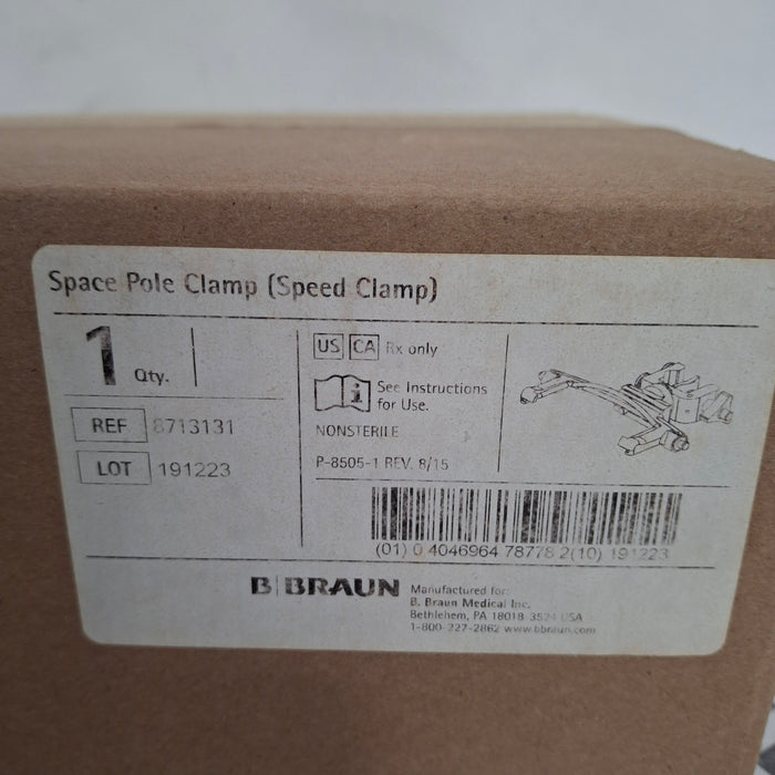 B. Braun Space Pole Clamp 8713131 Speed Clamp