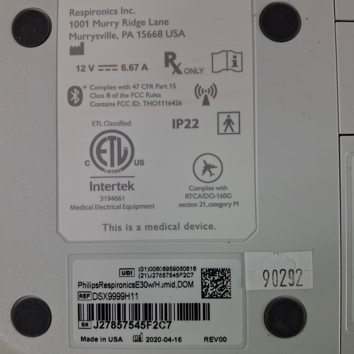 Philips Philips Respironics E30 Ventilator Respiratory reLink Medical