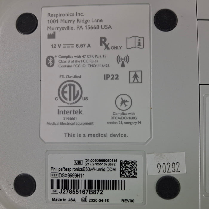 Philips Respironics E30 Ventilator