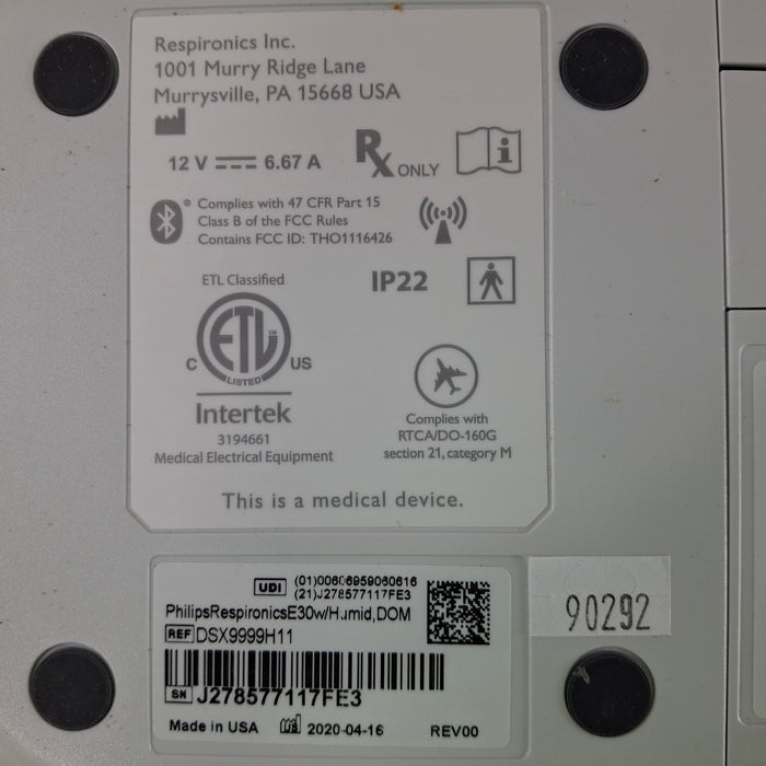 Philips Philips Respironics E30 Ventilator Respiratory reLink Medical