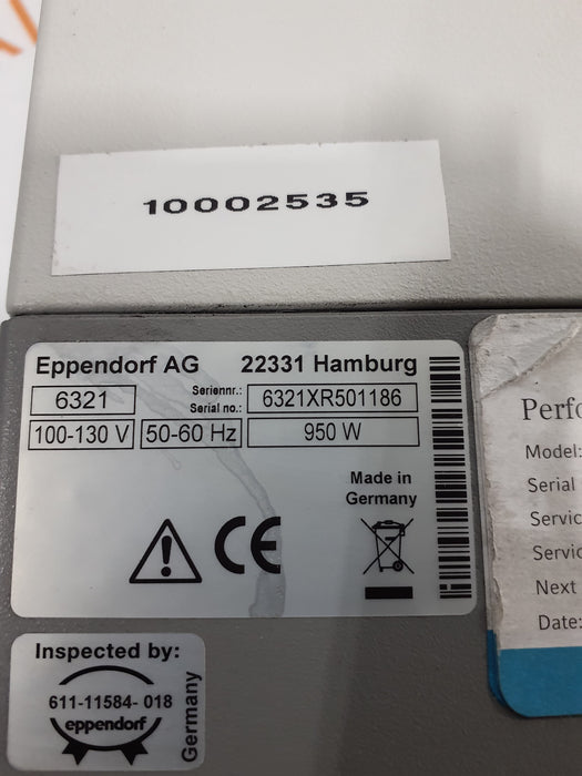 Eppendorf 6321 Mastercycler