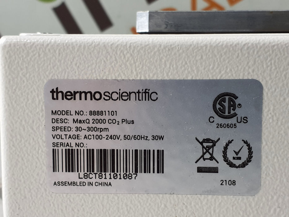 Thermo Scientific MaxQ 2000 Co2 Plus Resistant Shaker