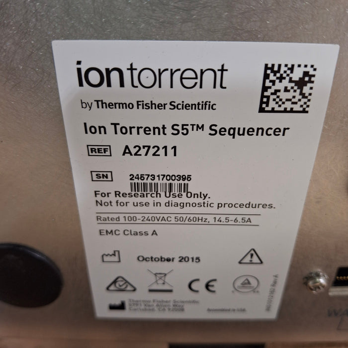 Thermo Scientific Ion Torrent S5 Sequencer