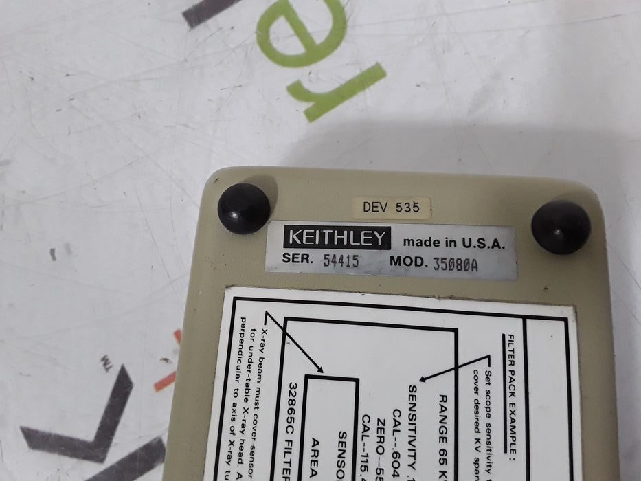 Keithley Instruments 35050A 35080A X-Ray Calibration Kit