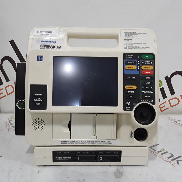 Physio-Control LifePak 12 3-Lead Defibrillator