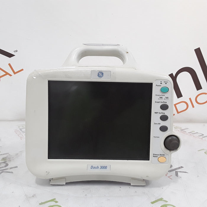 GE Healthcare Dash 3000 - GE/Nellcor SpO2 Patient Monitor