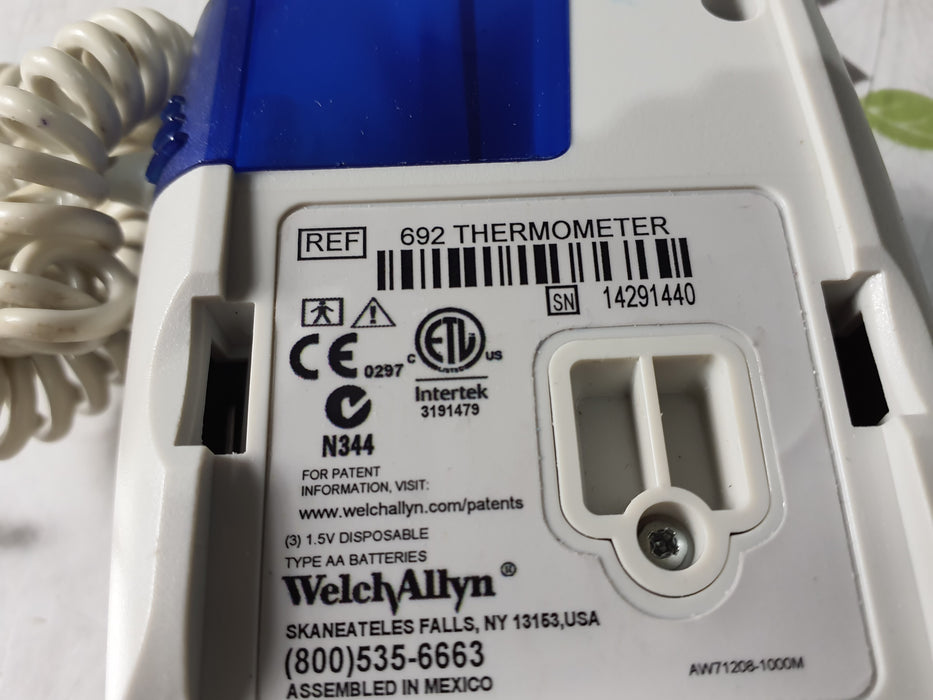 Welch Allyn SureTemp Plus 692 Thermometer