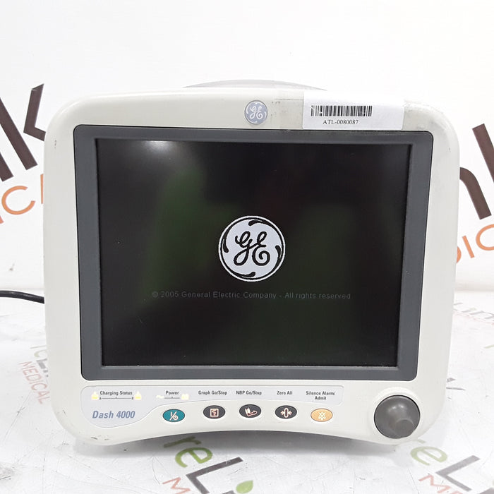 GE Healthcare Dash 4000 - GE/Nellcor SpO2 Patient Monitor