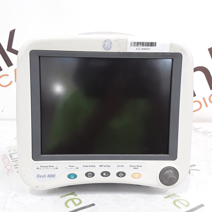 GE Healthcare Dash 4000 - GE/Nellcor SpO2 Patient Monitor