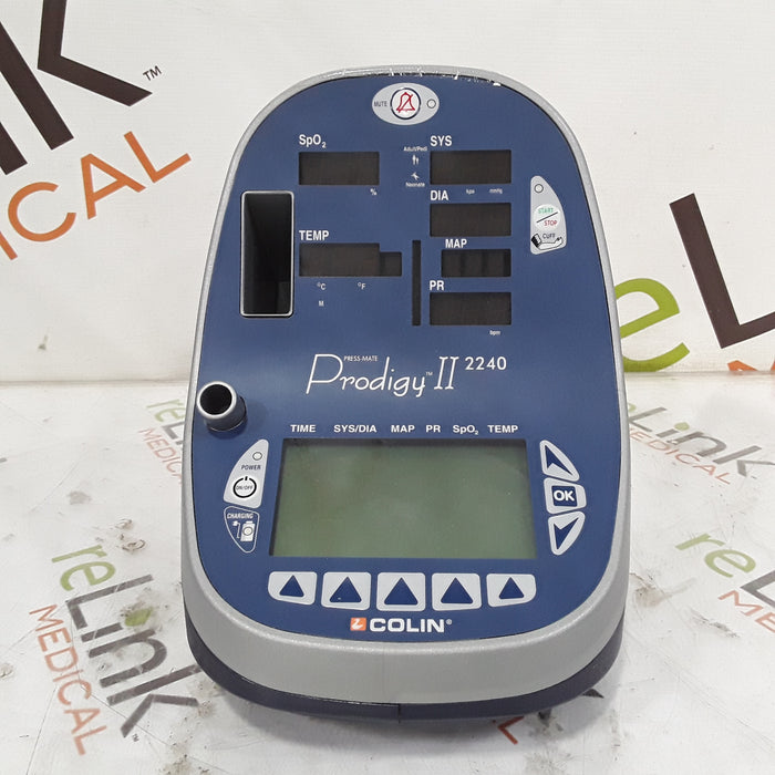 Colin Medical Instruments Prodigy II 2240 Vital Signs Monitor