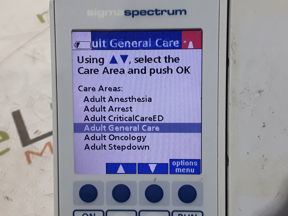 Baxter Sigma Spectrum 8.00.03 w/ A/B/G/N Battery Infusion Pump