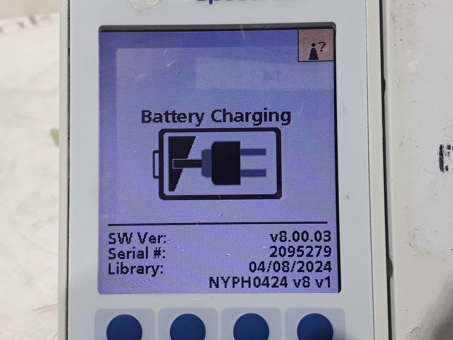 Baxter Sigma Spectrum 8.00.03 w/ A/B/G/N Battery Infusion Pump