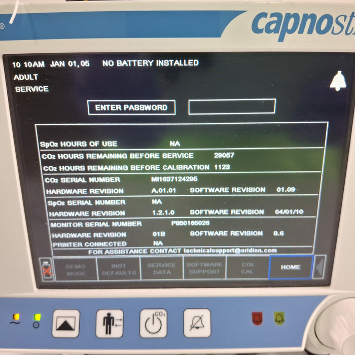 Oridion Capnostream 20P Capnography Monitor