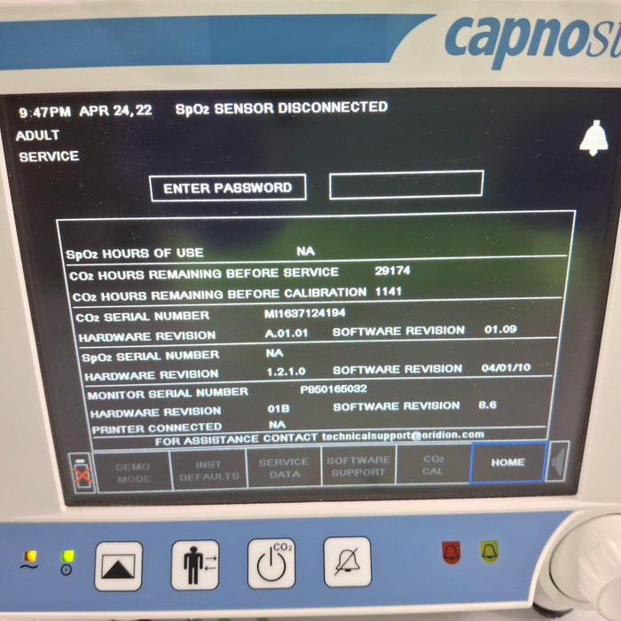 Oridion Capnostream 20P Capnography Monitor