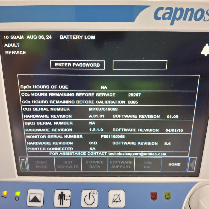 Oridion Capnostream 20P Capnography Monitor