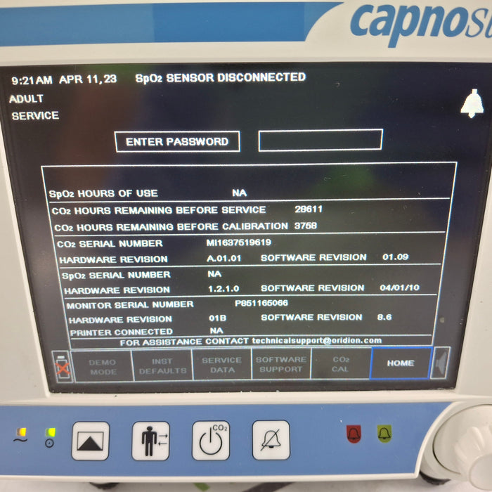 Oridion Capnostream 20P Capnography Monitor