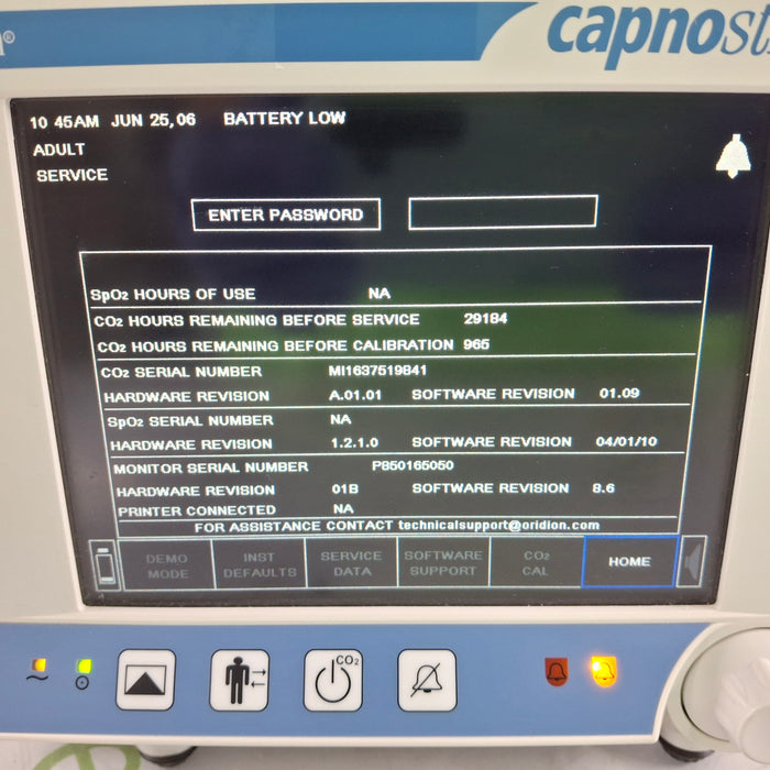 Oridion Capnostream 20P Capnography Monitor