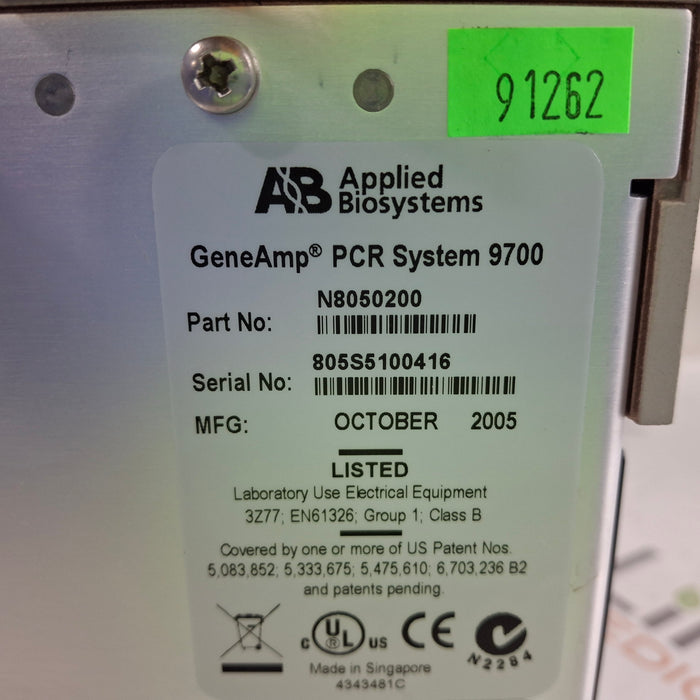 Applied Biosystems GeneAmp 9700 PCR System