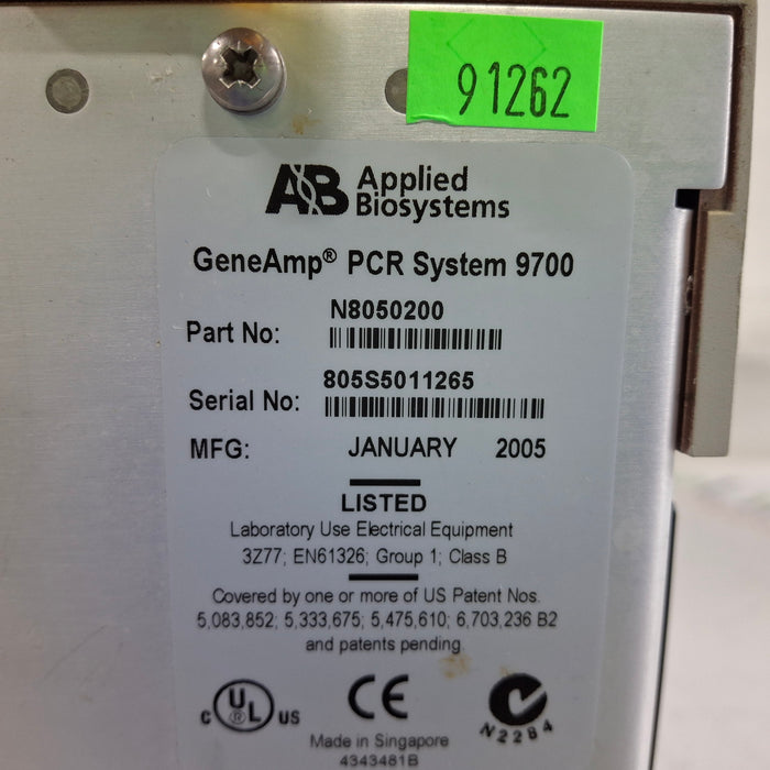 Applied Biosystems GeneAmp 9700 PCR System