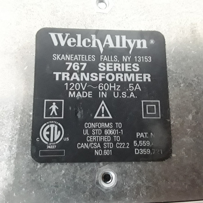 Welch Allyn 767 Series Transformer without Heads