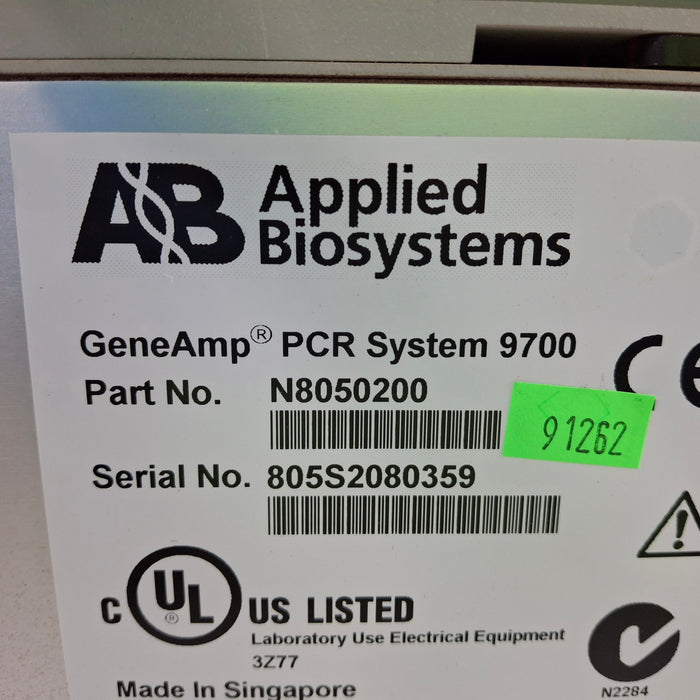 Applied Biosystems GeneAmp 9700 PCR System