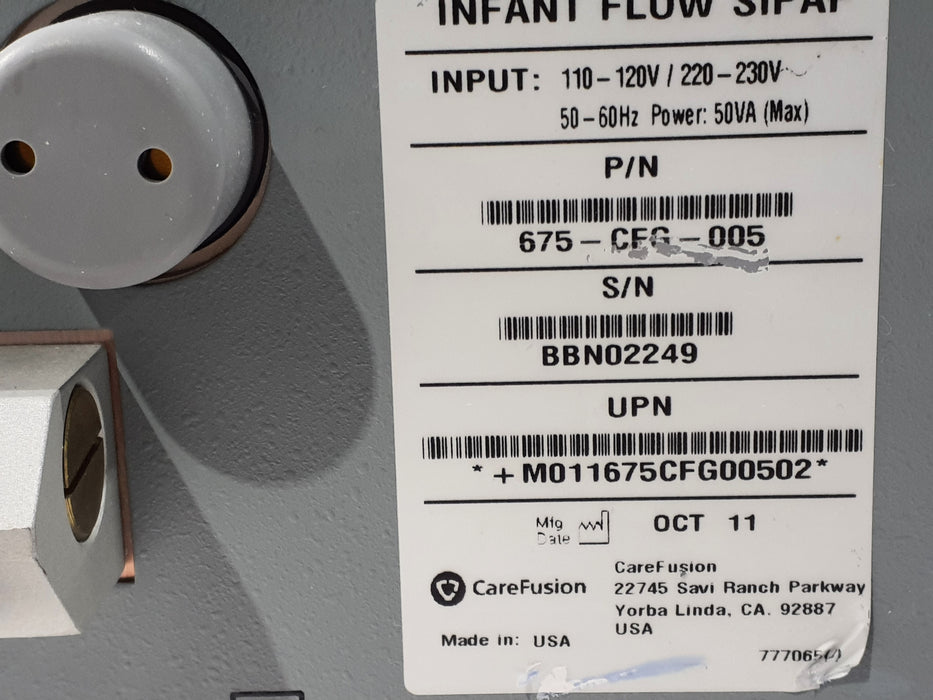 CareFusion Infant Flow SIPAP Ventilation System