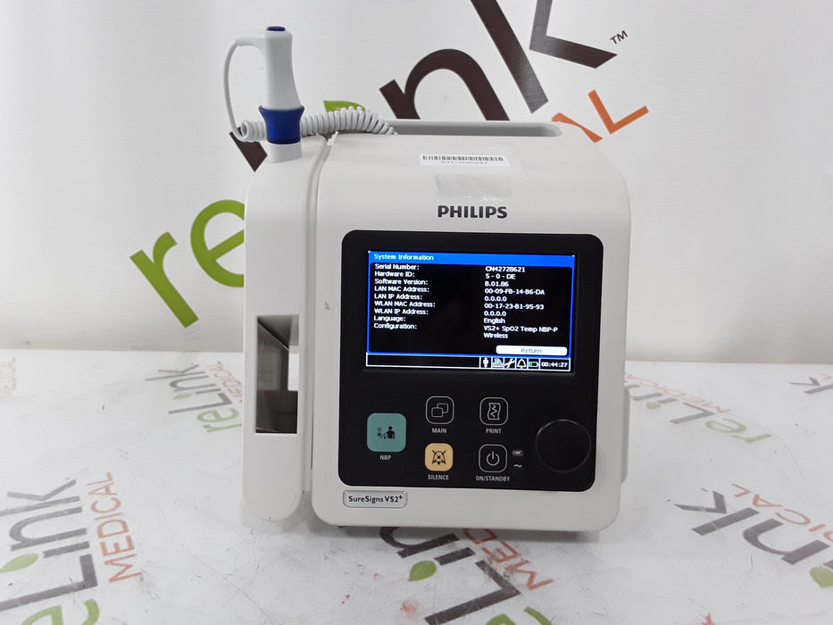 Philips SureSigns VS2+ Vital Signs Monitor