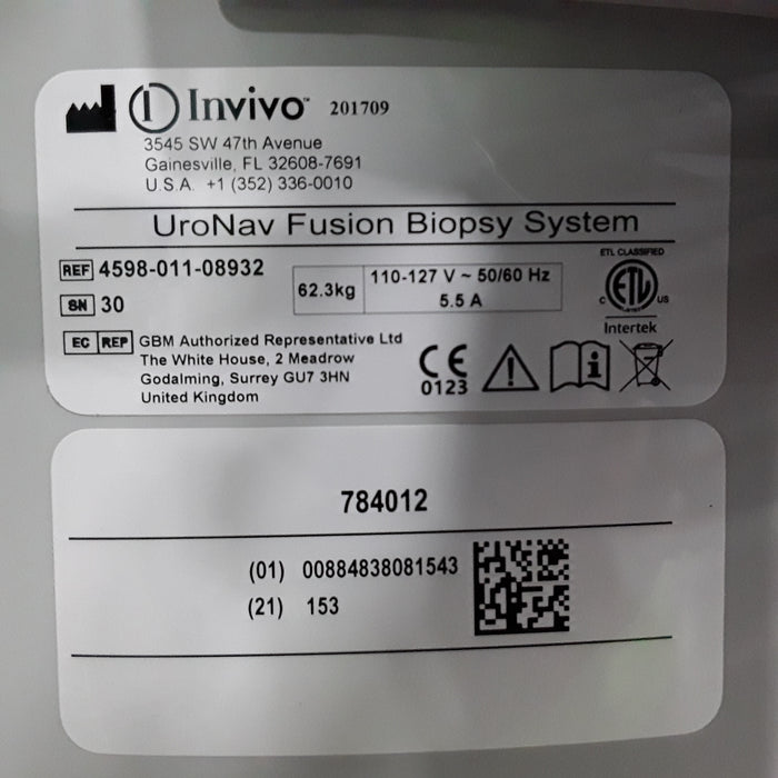 Invivo MDE UroNav MR/Ultrasound System