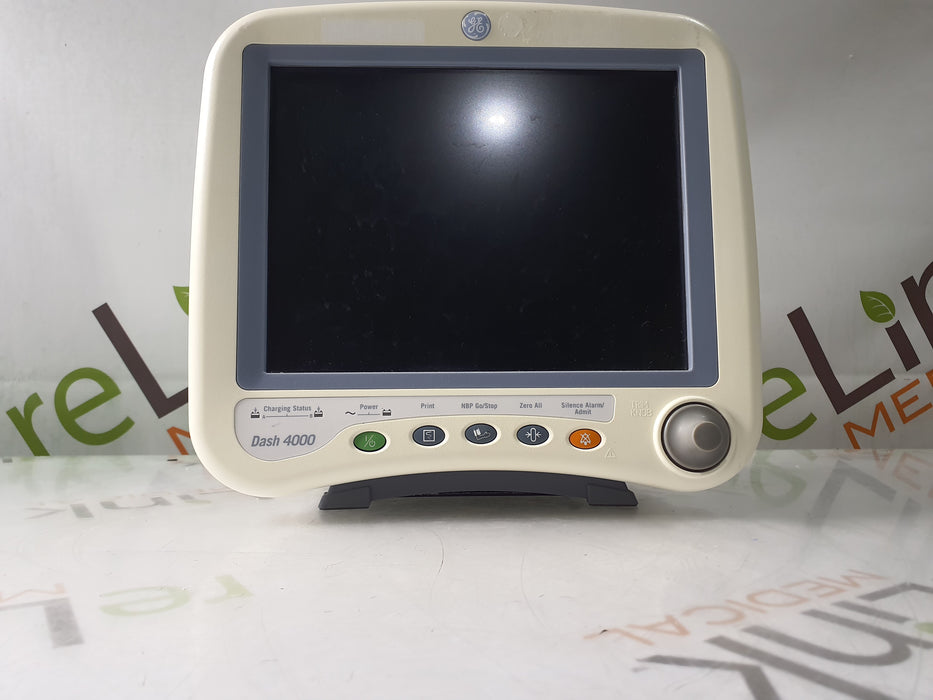 GE Healthcare Dash 4000 - GE/Nellcor SpO2 Patient Monitor