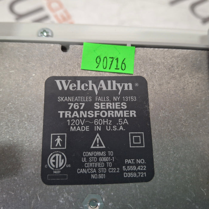 Welch Allyn 767 Series Transformer without Heads