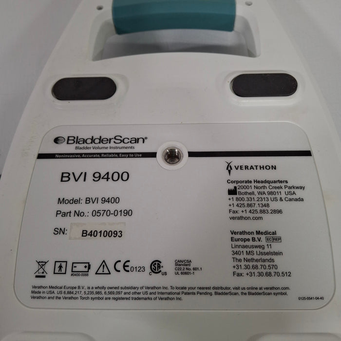 Verathon Medical, Inc BVI 9400 Bladderscan