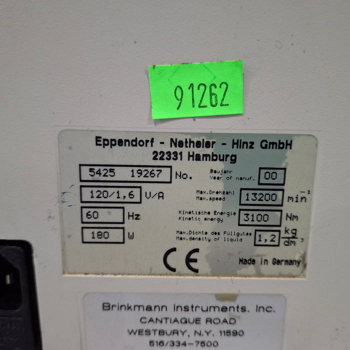 Eppendorf 5415D Centrifuge