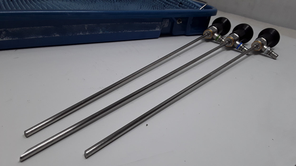 ACMI M3-70A M3-30A M3-12A Gold Rigid Cystoscope Set