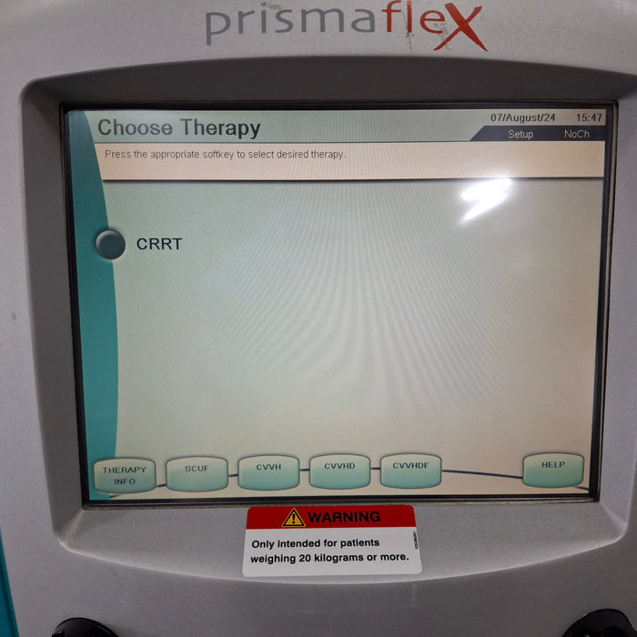 Gambro Prismaflex Dialysis Machine