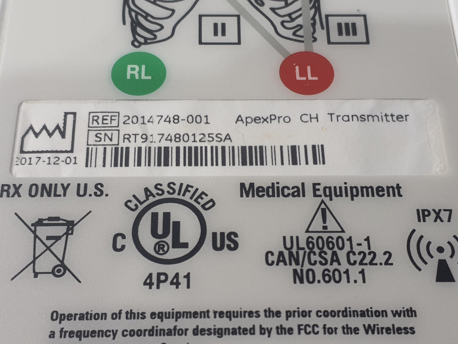 GE Healthcare ApexPro CH Telemetry Transmitter