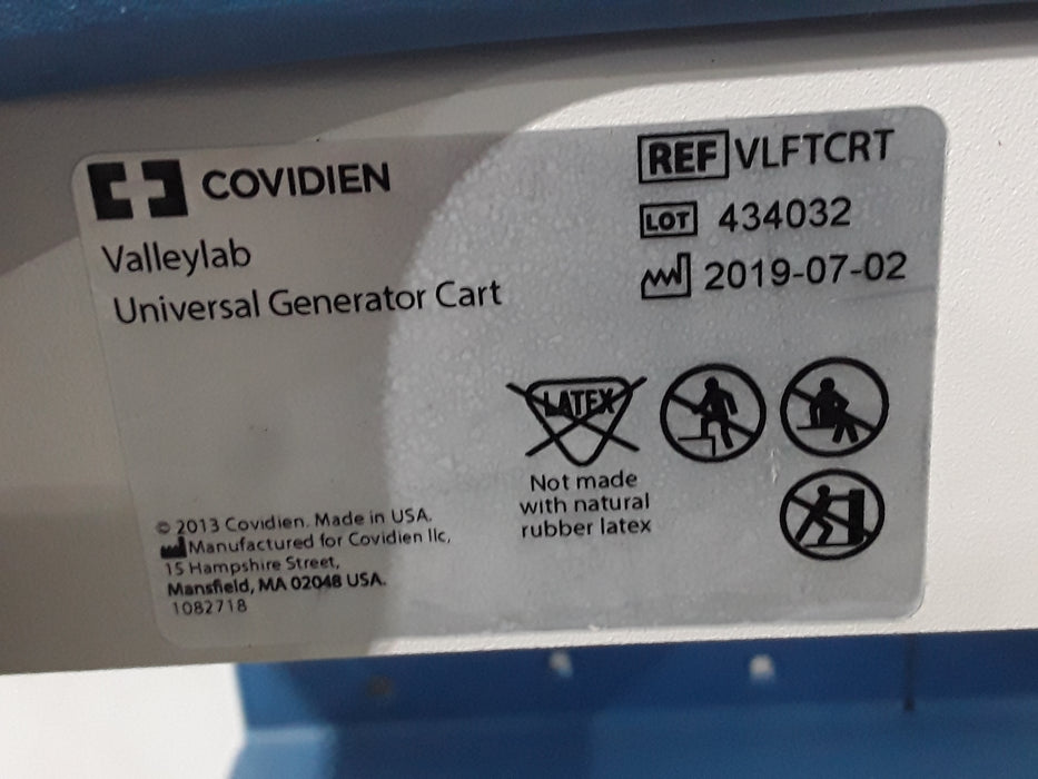 Covidien VLFTCRT FT10 Cart