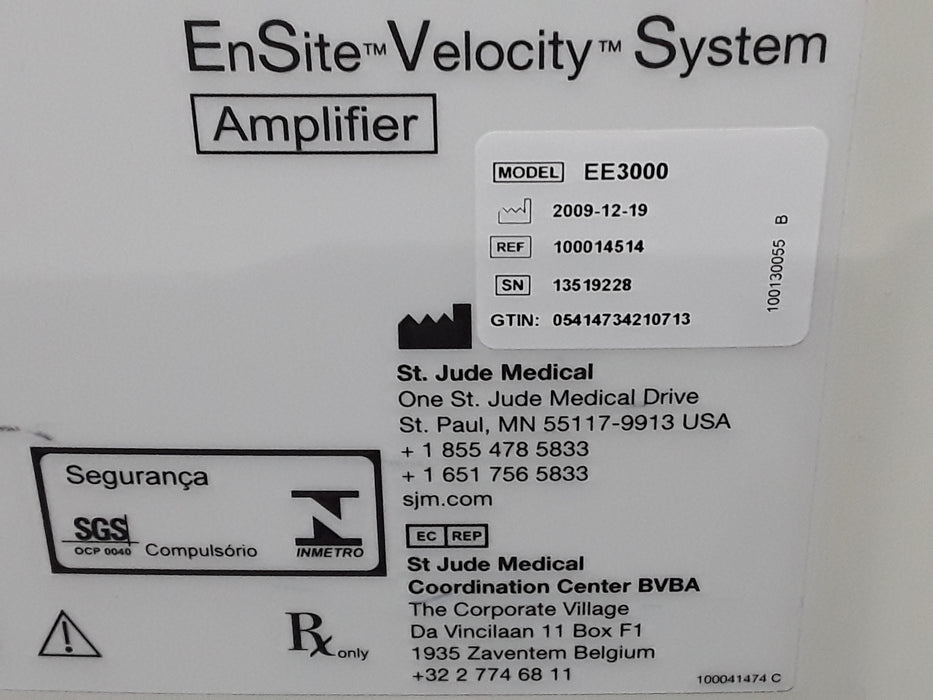 St. Jude Medical, Inc. EnSite Velocity Amplifier Cardiac Ablation Generator