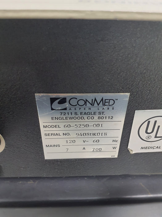 ConMed Aspen Excalibur Plus Electrosurgical Unit