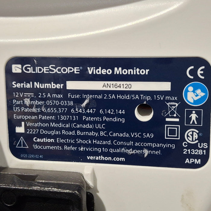 Verathon Medical, Inc Glidescope Video Laryngoscope