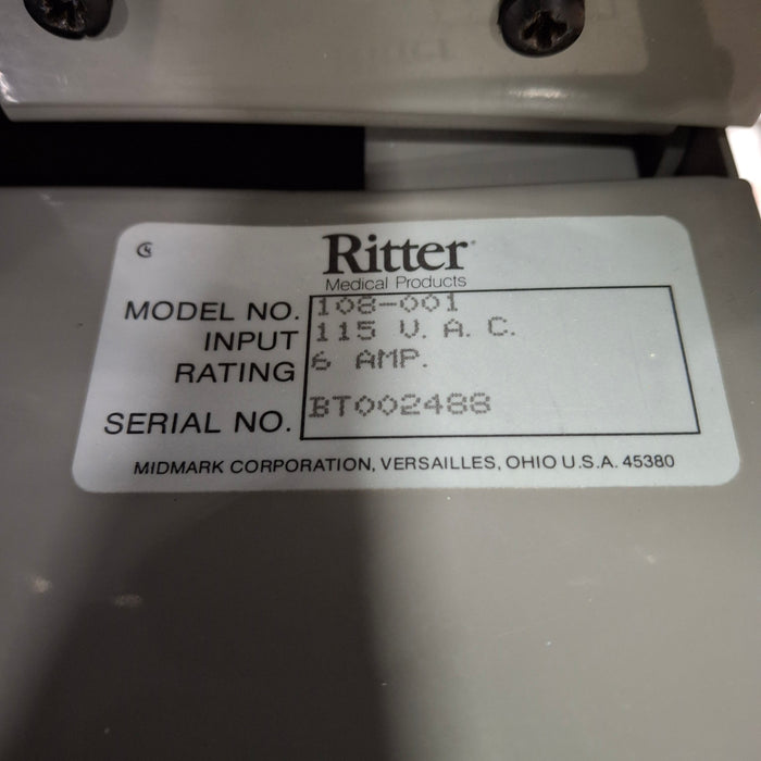 Ritter 108 Medical Examination Table