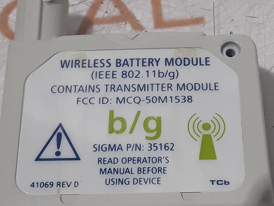 Baxter Sigma Spectrum 35162 Wireless B/G Battery