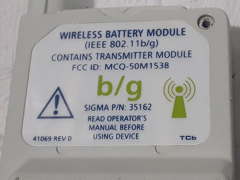 Baxter Sigma Spectrum 35162 Wireless B/G Battery