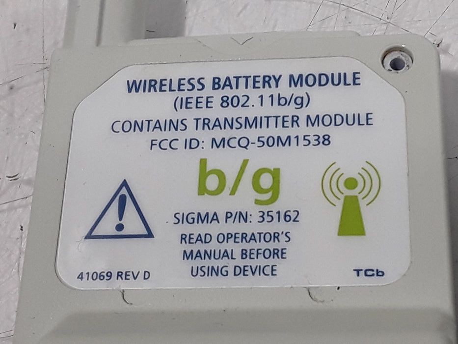 Baxter Sigma Spectrum 35162 Wireless B/G Battery